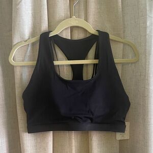Fabletics Kessler Medium Impact Black Sports Bra